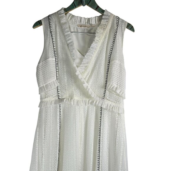 Soft Surroundings Villette Lace Handkerchief Midi White Boho Dress, M, NWOT - Picture 3 of 11